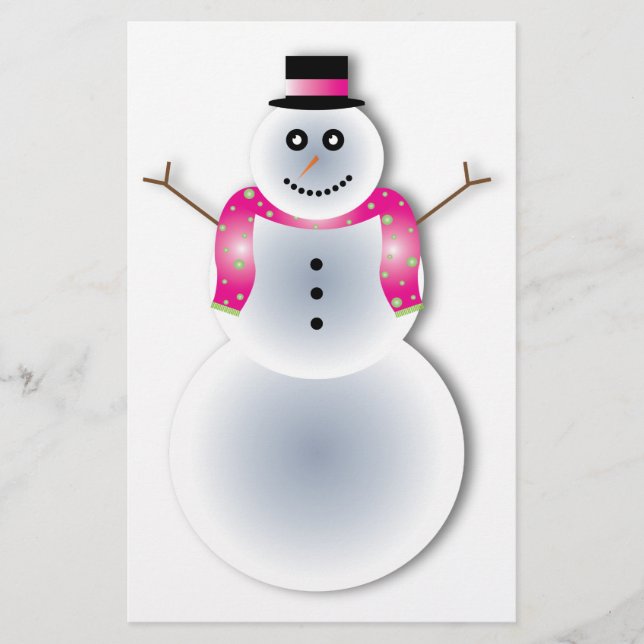 déplaisant bonhomme de neige de noël (Devant)