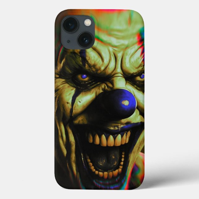 Déplaisant clown clown clown iPhone 13 coque (Verso)