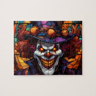 Déplaisant Clown démon Halloween Jigsaw puzzle