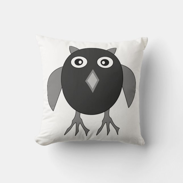 Déplaisant Coussin de hibou d'Halloween (Recto)