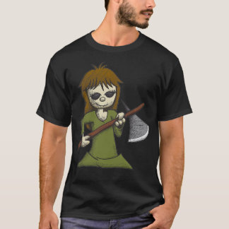 Déplaisante fille avec Ax Classic TShirt