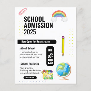 Dépliant d'admission à l'école, Dépliant de promot