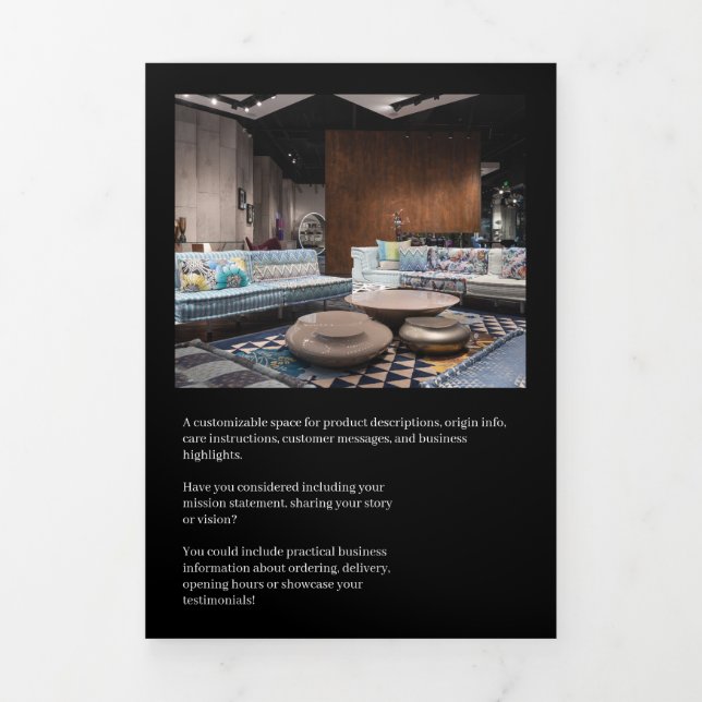 Dépliant professionnel trifolié pour entreprise no (Page de couverture)