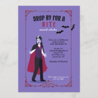 Dépose Par Pour Une Bite Invitation De Fête D'Hall