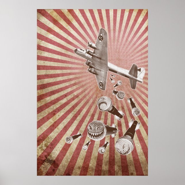 Déposer les battements Impression Vintage (Devant)