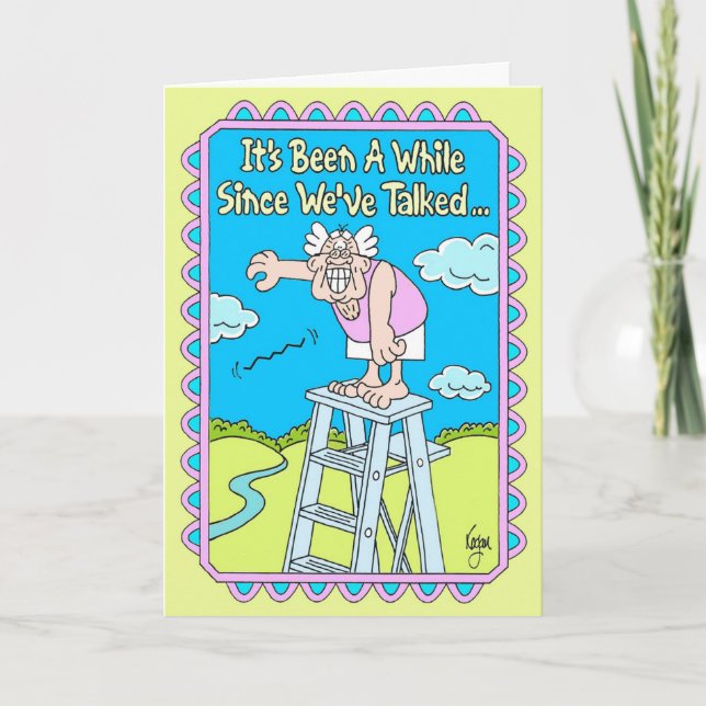 DÉPOSER UNE LIGNE Carte d'anniversaire (Devant)