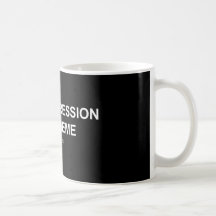 Dépression/Meme - tasse de noir/blanche