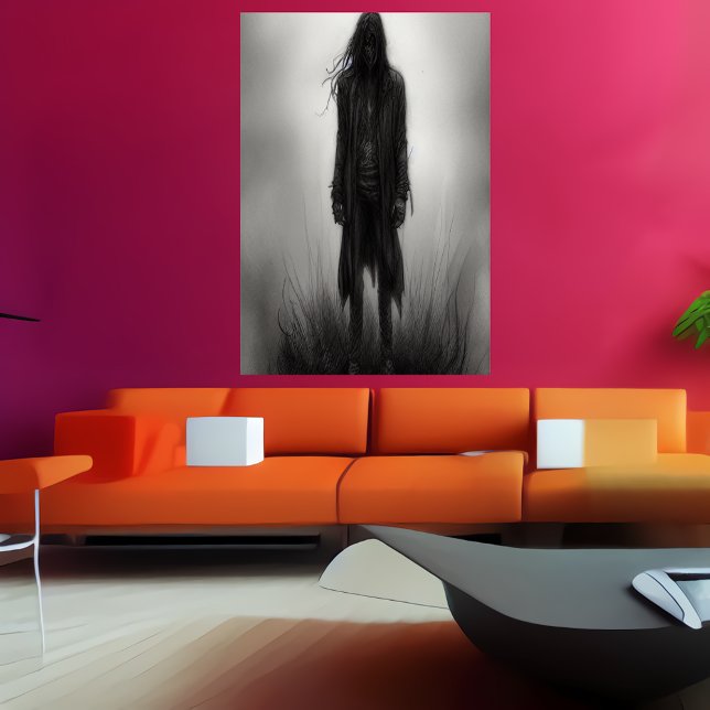 Déprimer dans l'ombre | AI Art Poster (Créateur téléchargé)