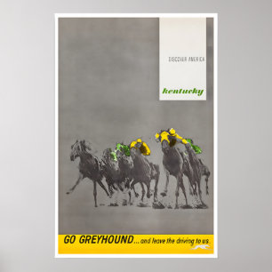 Derby du Kentucky Art Course de Chevaux Impression