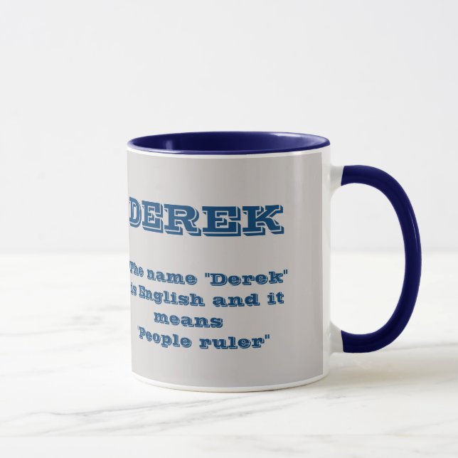 Derek Nom Mug (Droite)