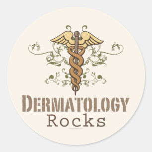 Dermatologie Rocks Stickers Caduceus