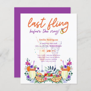 Dernier Fling avant anneaux Cocktails Fête des mar