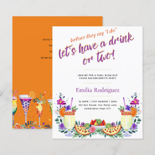 Dernier Fling Fiesta Cocktails Tacos Bachelorette