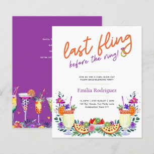 Dernier Fling Fiesta Cocktails Tacos Bachelorette