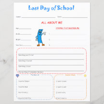 Dernier jour de l'entrevue scolaire Imprimer