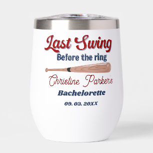 Dernier Swing avant le ring Baseball Bachelorette