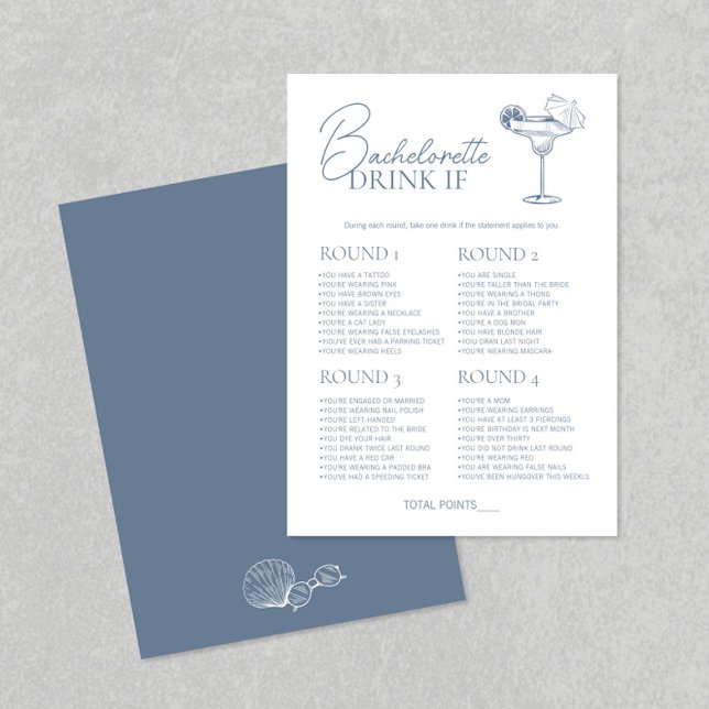 Dernier Toast Bachelorette Partie Boire Si Carte (Créateur téléchargé)