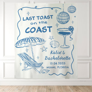 Dernier Toast Sur La Côte Bachelorette Tapisserie