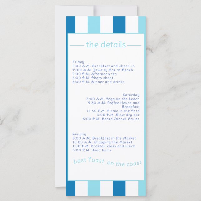 Dernier toast sur la côte fin de semaine de la bac (Devant)