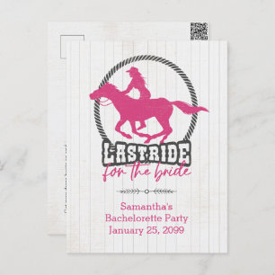 Dernier Tour Rose Chaud Pour La Carte Postale Mari