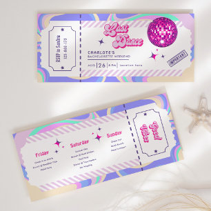 Dernière Dance Disco Bachelorette Week-end Invitat