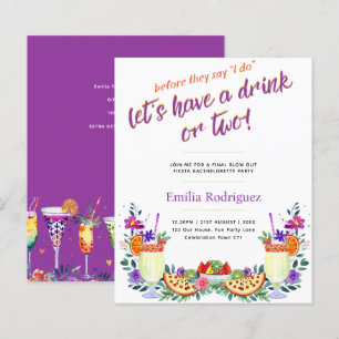 Dernière Fête Fiesta Cocktails Tacos Enterrement d