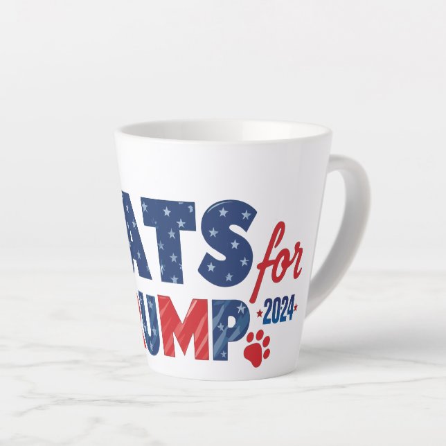 Dernière Mug Cats pour Trump 2024 (Angle droit)