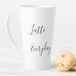 Dernière Mug latte minimale quotidienne