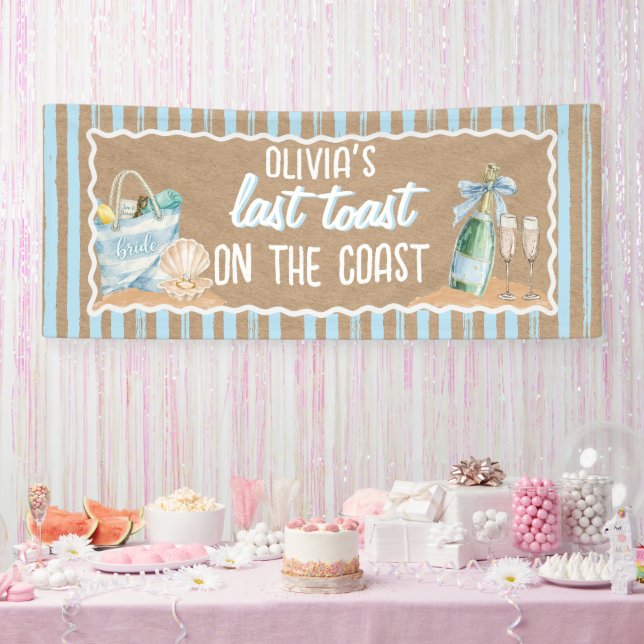 Dernière Toast, Bannière de Réception de Mariage C (Fête)