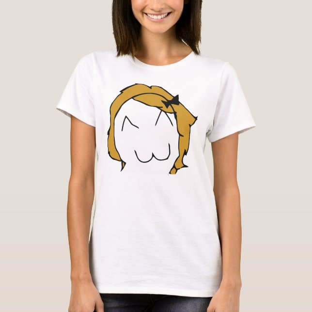 Derpina (sourire de Kitteh) - T-shirt adapté (Devant)