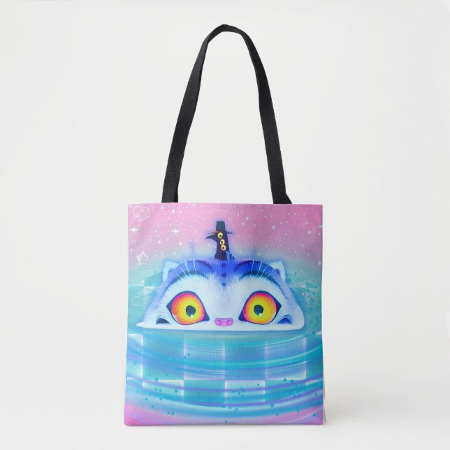 Derpy Tiger K Pop  Tote Bag (Devant)