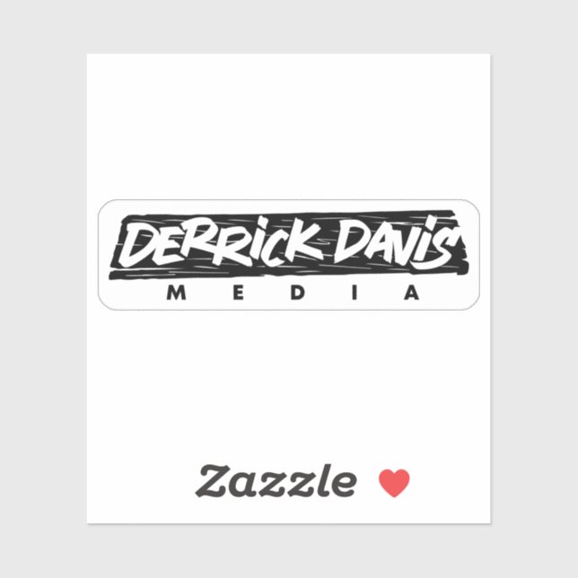 Derrick Davis Média - Sticker (Feuille)