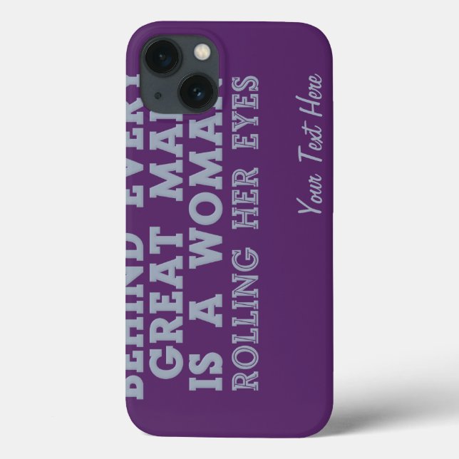 Derrière chaque homme coque ipad personnalisé (Verso)