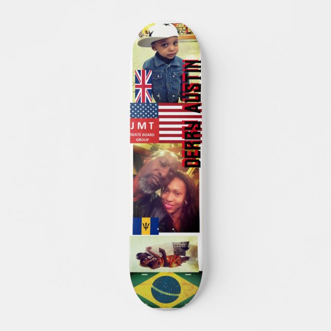 DERRY AUSTIN  7 3/4" Planche de Skateboard (Devant)