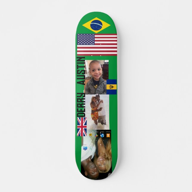 DERRY AUSTIN Planche de skateboard 7 3/4" (Devant)
