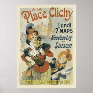 Des affiches de Nouveau d'art - placez Clichy