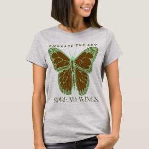 Des ailes étalées épousent le T-shirt Sky - Uplift