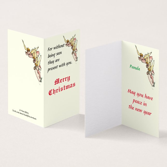 Des anges d'aquarelle douce émergent des nuages Ho (Inside and Outside)