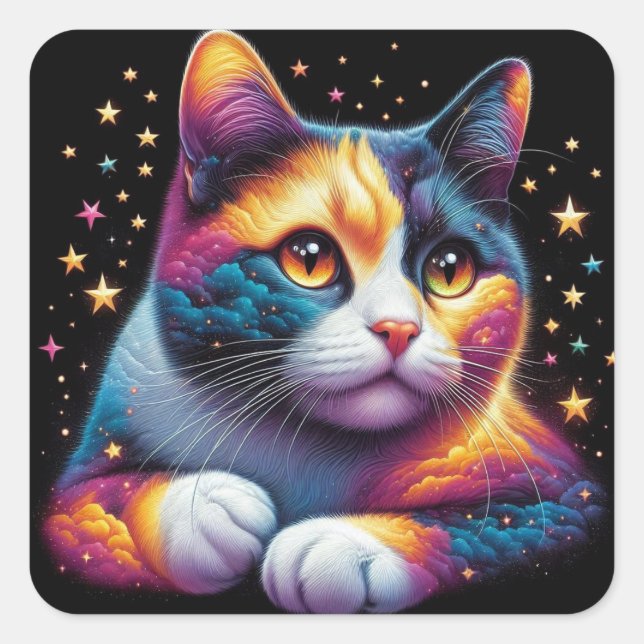 Des autocollants de chat de rêve ! (Devant)