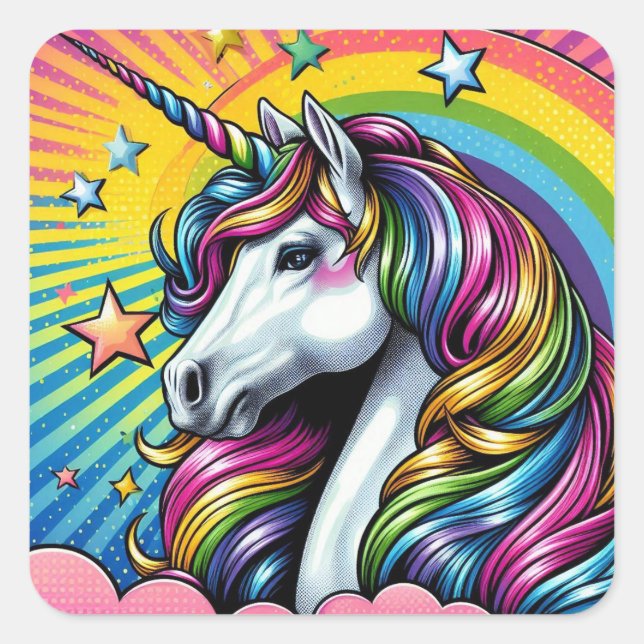 Des autocollants de licorne ! (Devant)