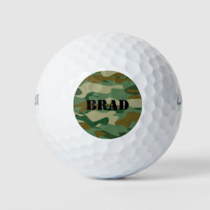 Des balles de golf personnalisées couleur camo ver