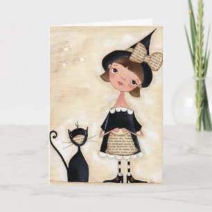 Des bonbons ou un sort - carte de voeux