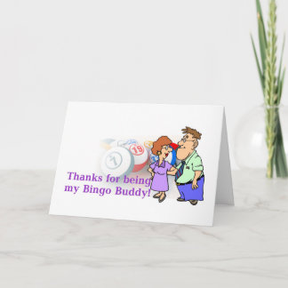 Des cartes de bingo-test - merci