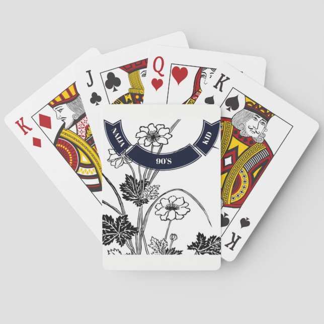 Des cartes en liasse orientées de jeu du Nigéria (dos)