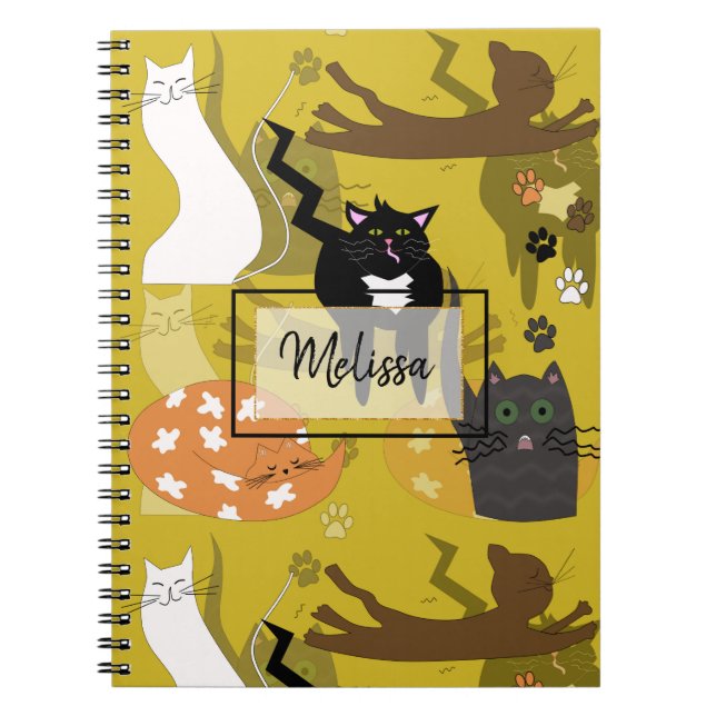 Des chats si différents. Cahier photo spirale (Devant)