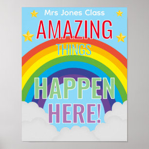 Des choses extraordinaires se passent ici poster e