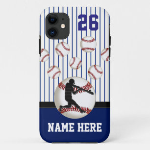 Des coques iphone de baseball personnalisés de plu
