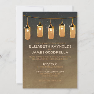 Des cordes rustiques illuminent les invitations au