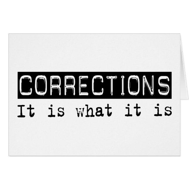 Des corrections il est (Devant horizontal)