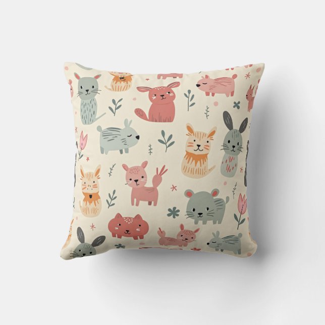 "Des coussins douillets et douillets pour un espac (Verso)